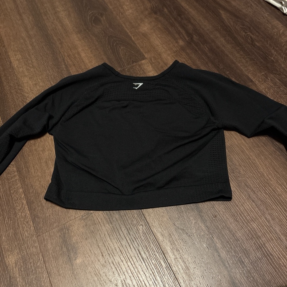 Gymshark Black Crop Top